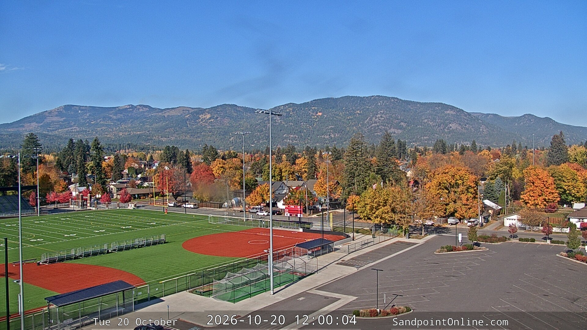 view from Sandpoint Online - Schweitzer Mountain on 2026-10-20