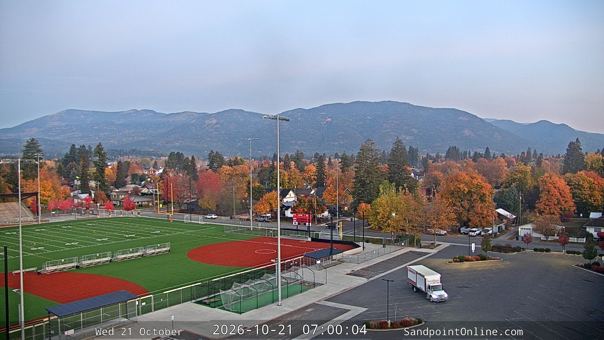 time-lapse frame, Sandpoint Online - Schweitzer Mountain webcam