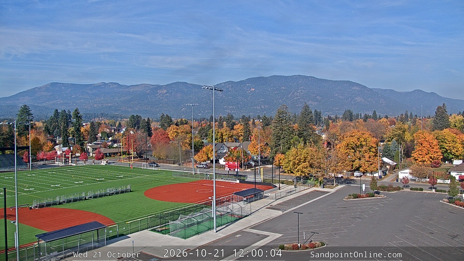 view from Sandpoint Online - Schweitzer Mountain on 2026-10-21