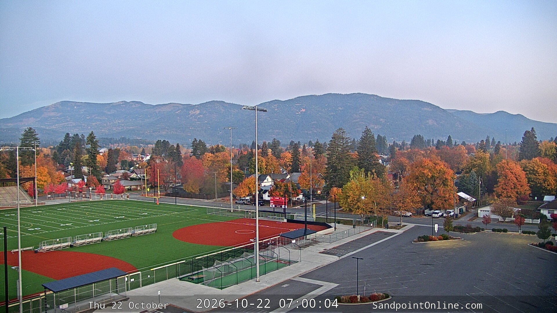 time-lapse frame, Sandpoint Online - Schweitzer Mountain webcam