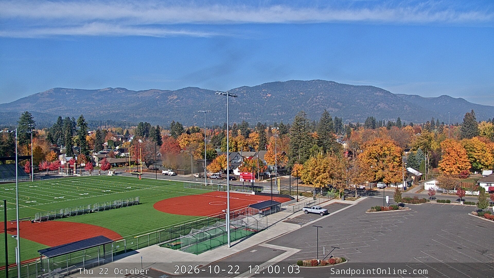 view from Sandpoint Online - Schweitzer Mountain on 2026-10-22