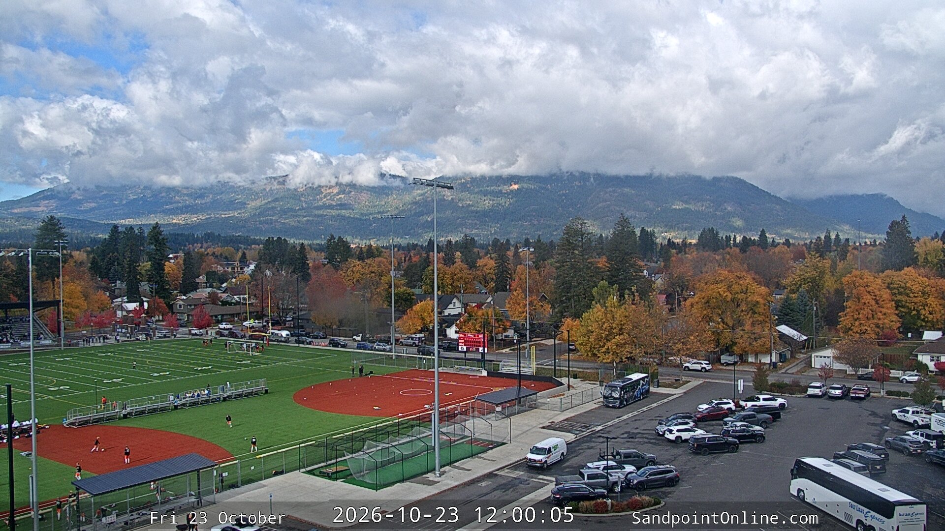 view from Sandpoint Online - Schweitzer Mountain on 2026-10-23