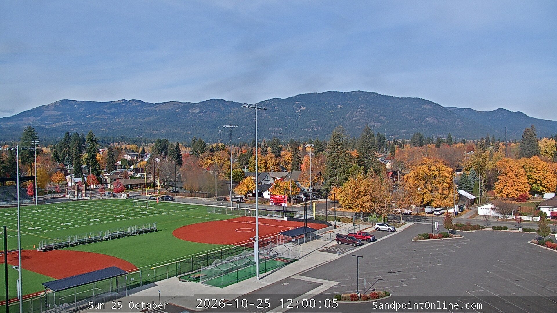 view from Sandpoint Online - Schweitzer Mountain on 2026-10-25