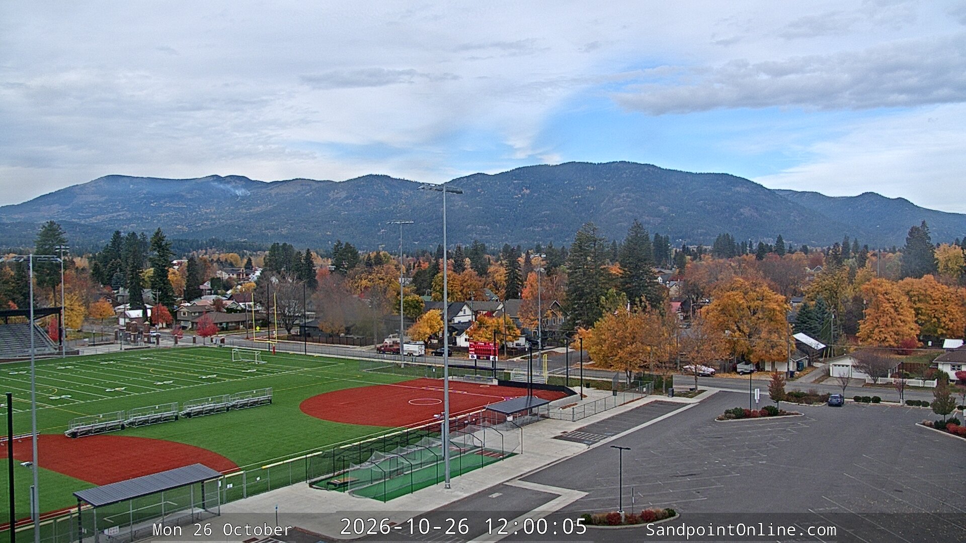 view from Sandpoint Online - Schweitzer Mountain on 2026-10-26