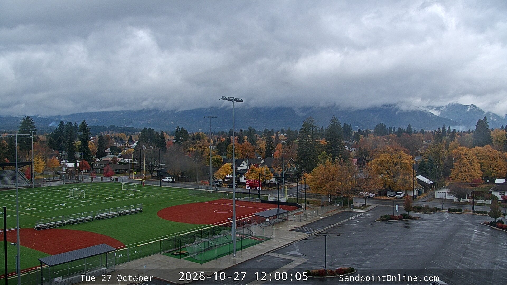 view from Sandpoint Online - Schweitzer Mountain on 2026-10-27