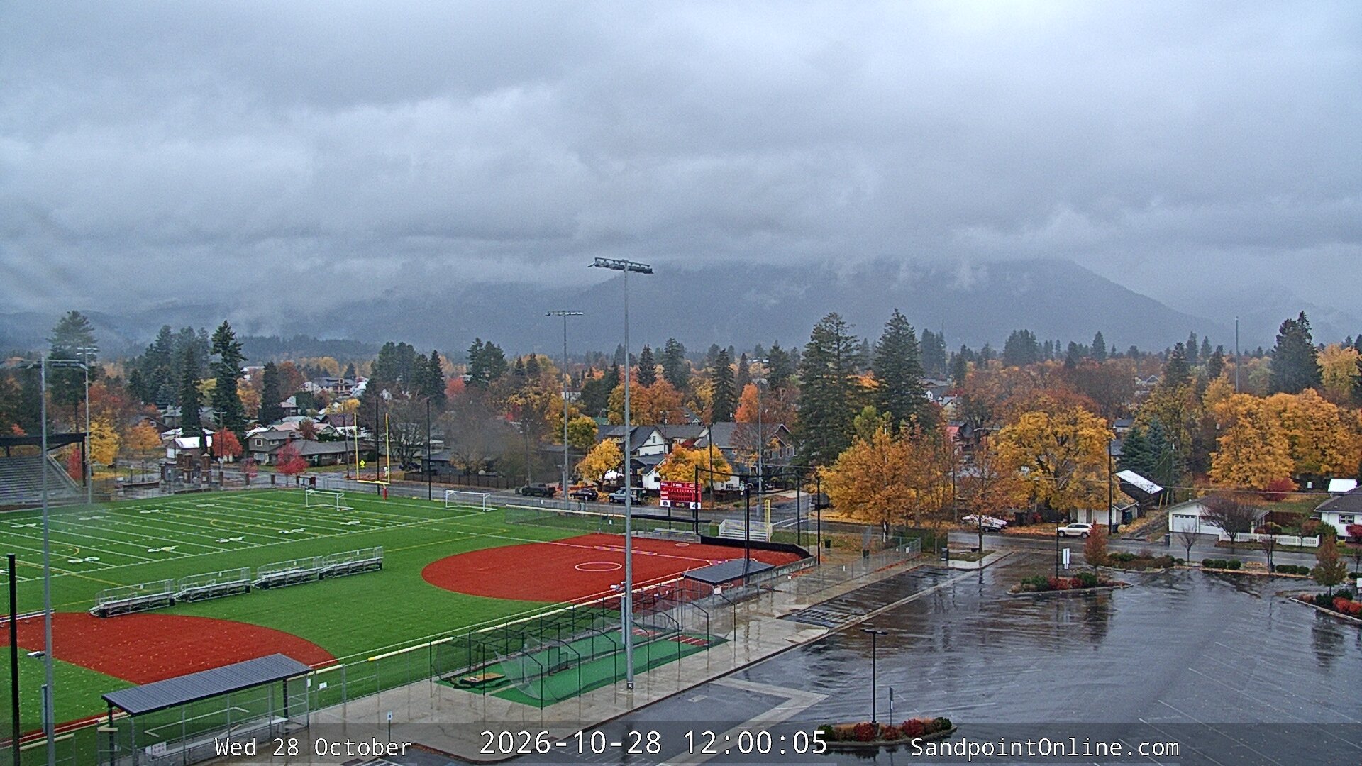 view from Sandpoint Online - Schweitzer Mountain on 2026-10-28