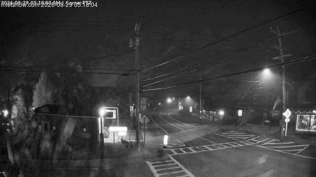 time-lapse frame, Downtown Inlet, NY webcam