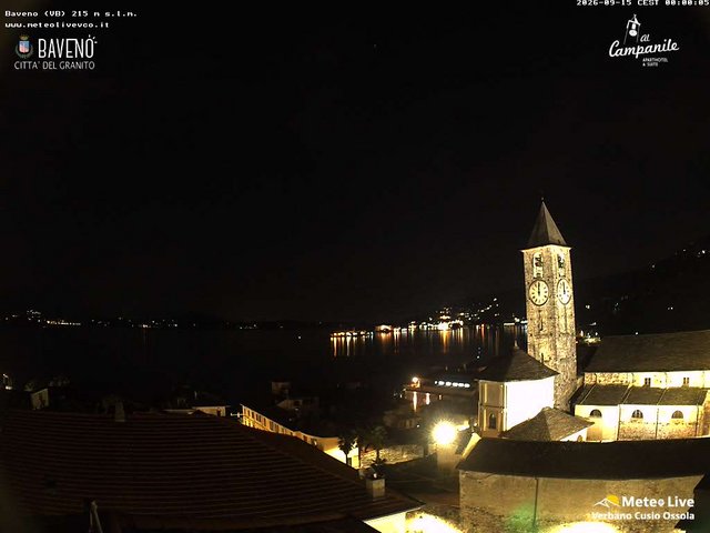 time-lapse frame, Baveno webcam