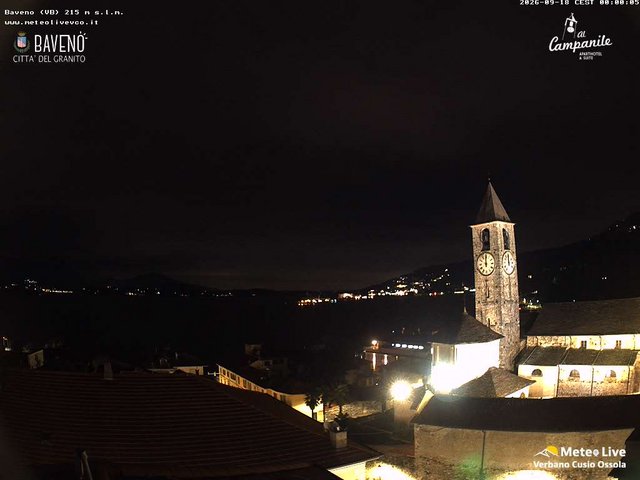 time-lapse frame, Baveno webcam