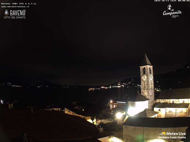 time-lapse frame, Baveno webcam