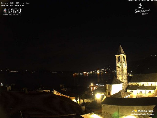 time-lapse frame, Baveno webcam
