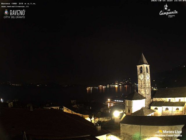 time-lapse frame, Baveno webcam