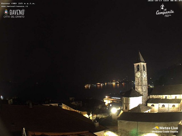 time-lapse frame, Baveno webcam