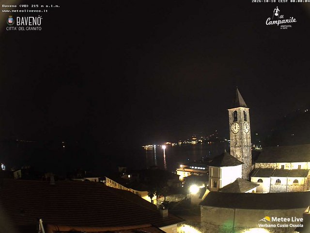 time-lapse frame, Baveno webcam