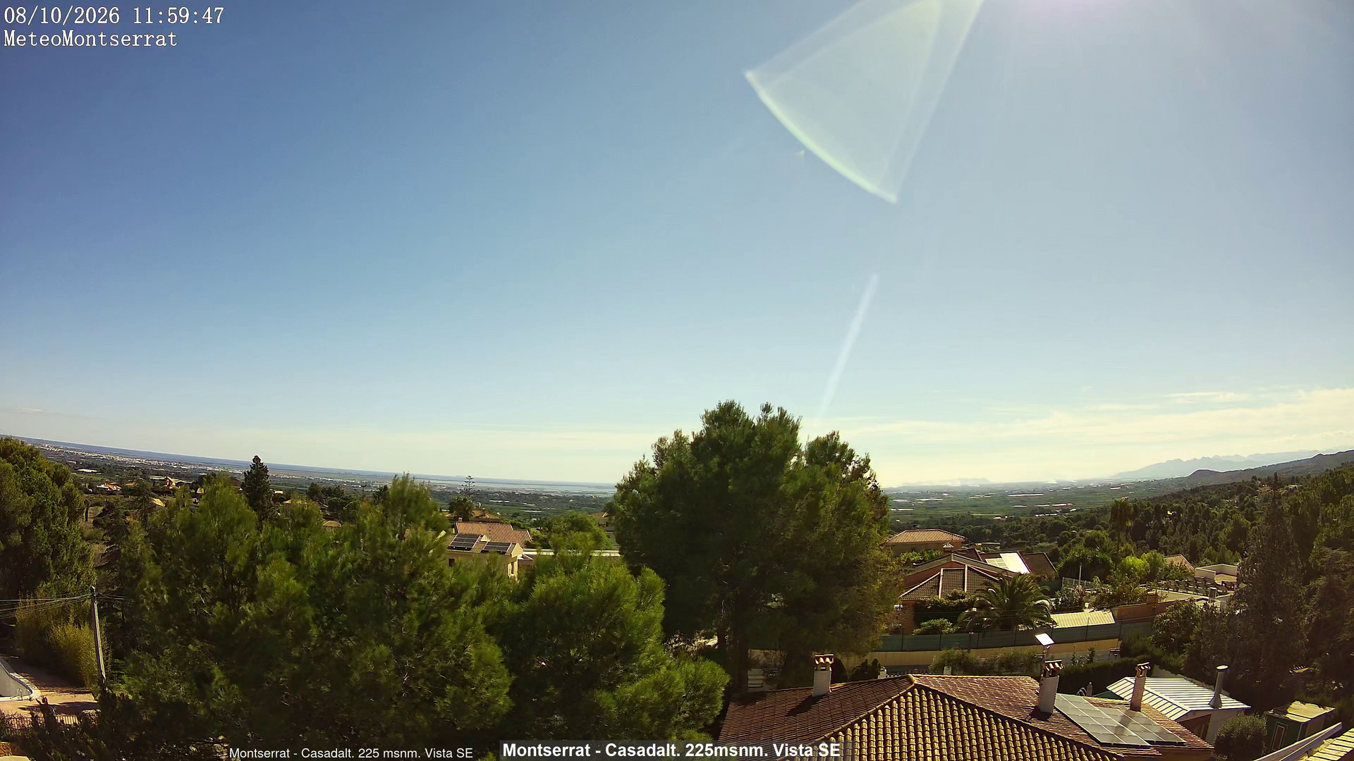 view from Montserrat - Casadalt (Valencia - Spain) on 2026-10-08