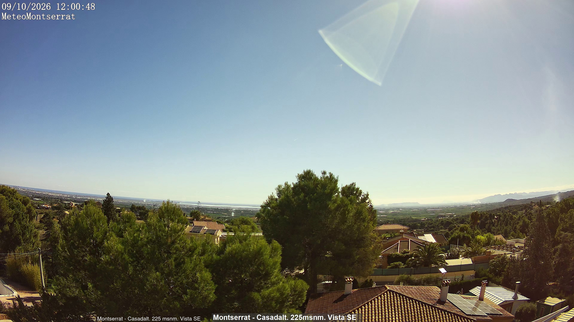 view from Montserrat - Casadalt (Valencia - Spain) on 2026-10-09