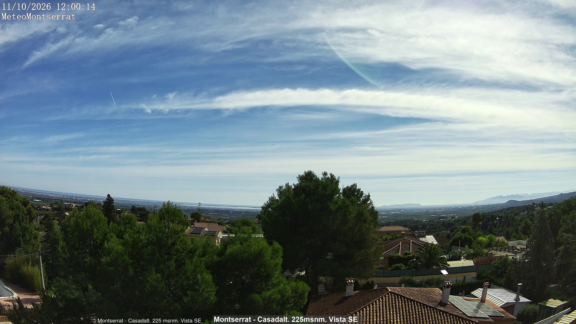 view from Montserrat - Casadalt (Valencia - Spain) on 2026-10-11
