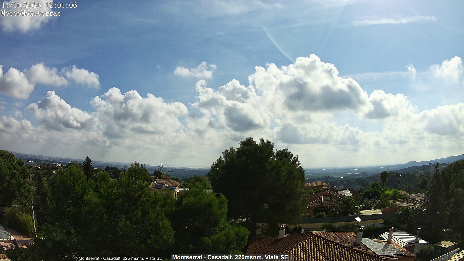 view from Montserrat - Casadalt (Valencia - Spain) on 2026-10-14
