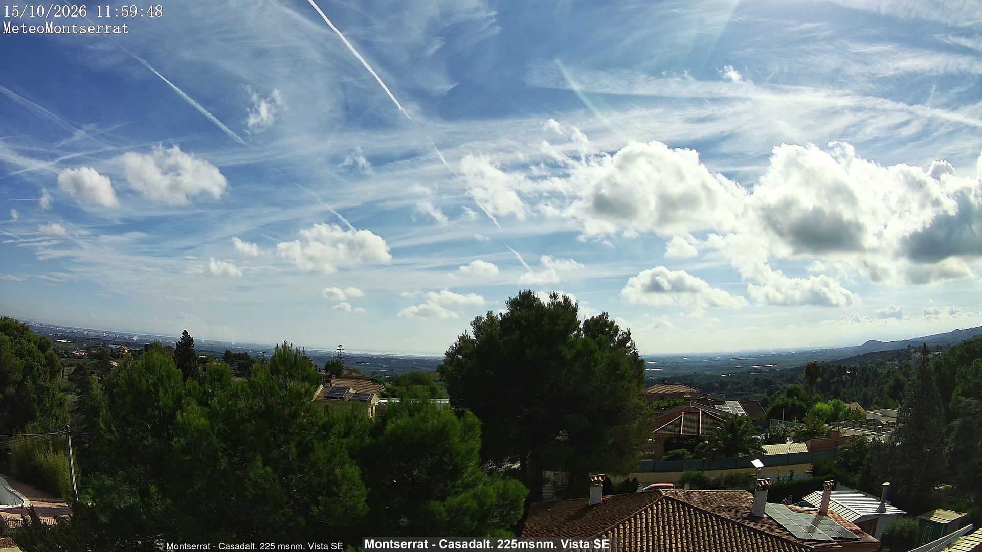 view from Montserrat - Casadalt (Valencia - Spain) on 2026-10-15