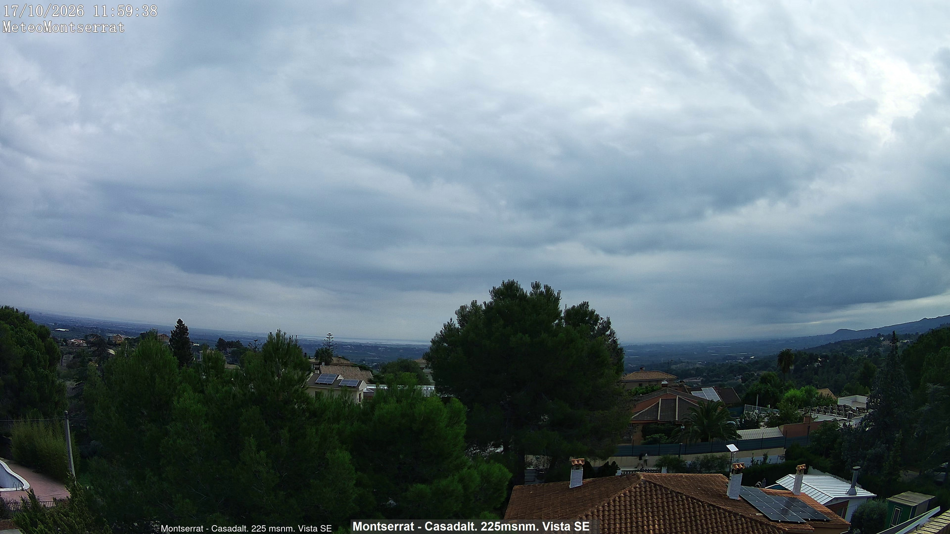 view from Montserrat - Casadalt (Valencia - Spain) on 2026-10-17