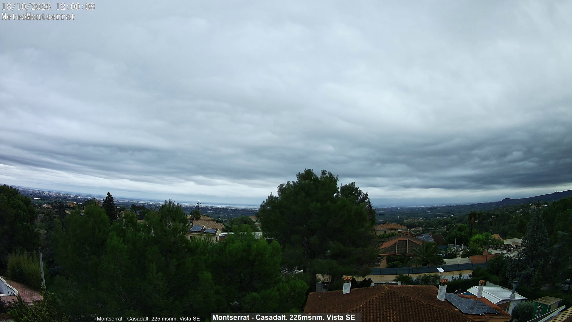 view from Montserrat - Casadalt (Valencia - Spain) on 2026-10-18