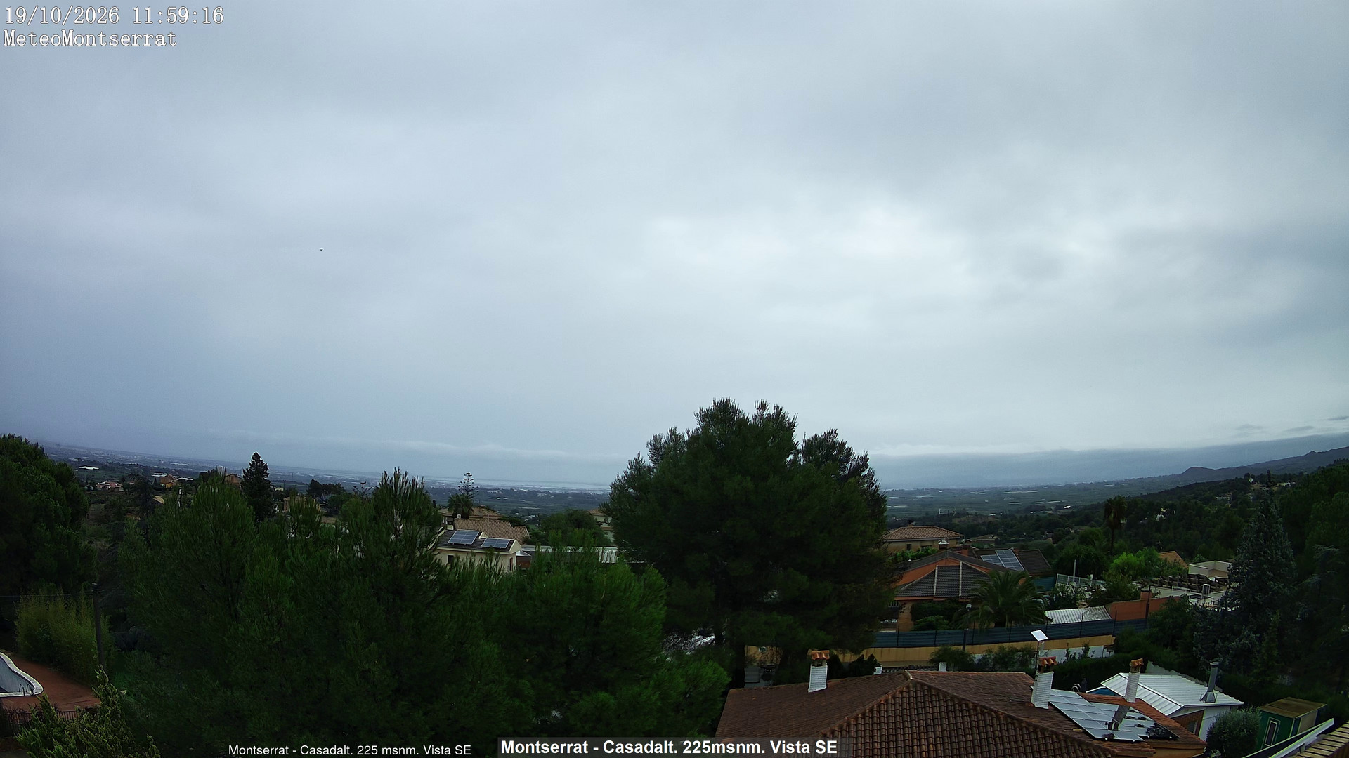 view from Montserrat - Casadalt (Valencia - Spain) on 2026-10-19