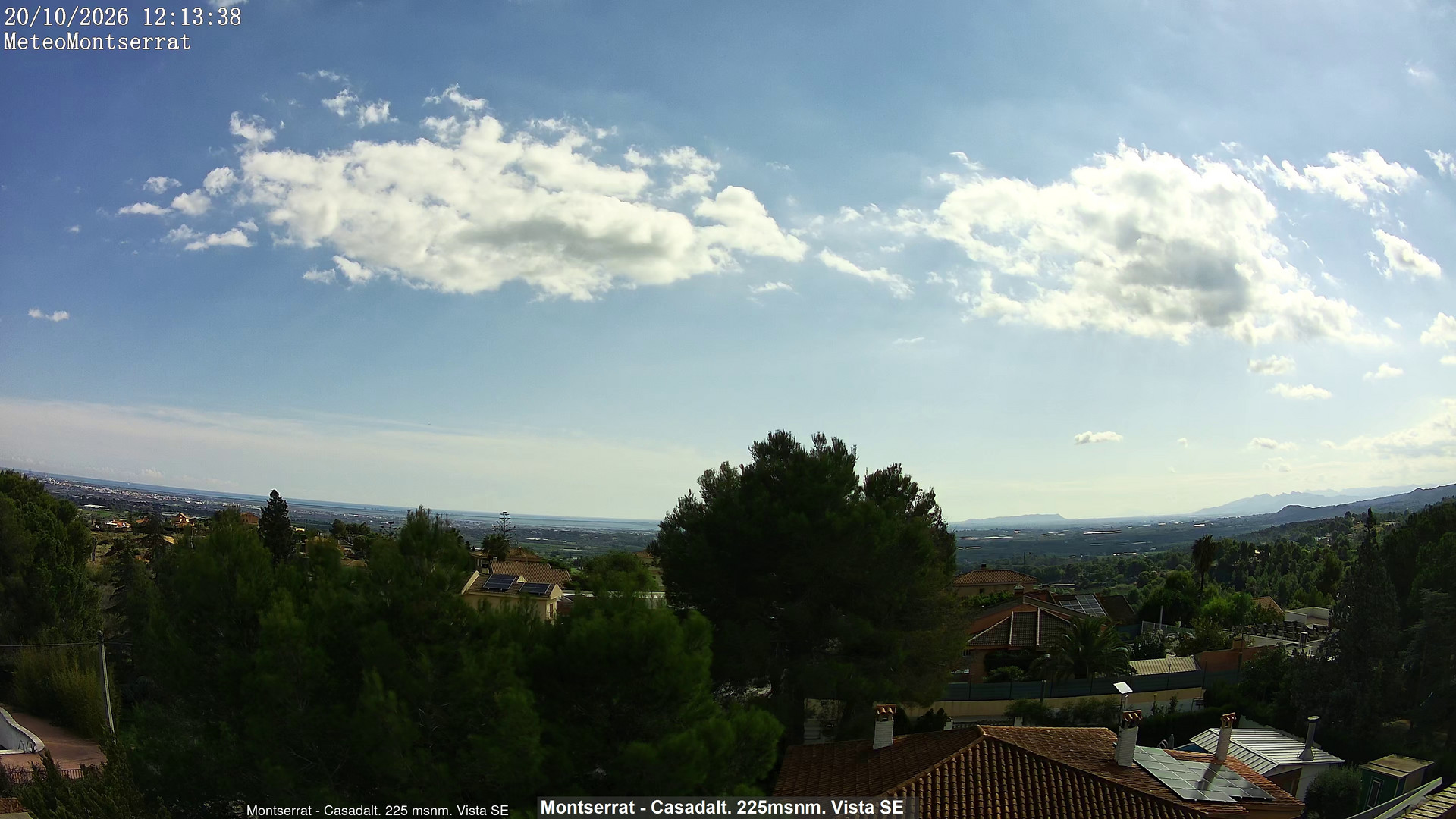 view from Montserrat - Casadalt (Valencia - Spain) on 2026-10-20