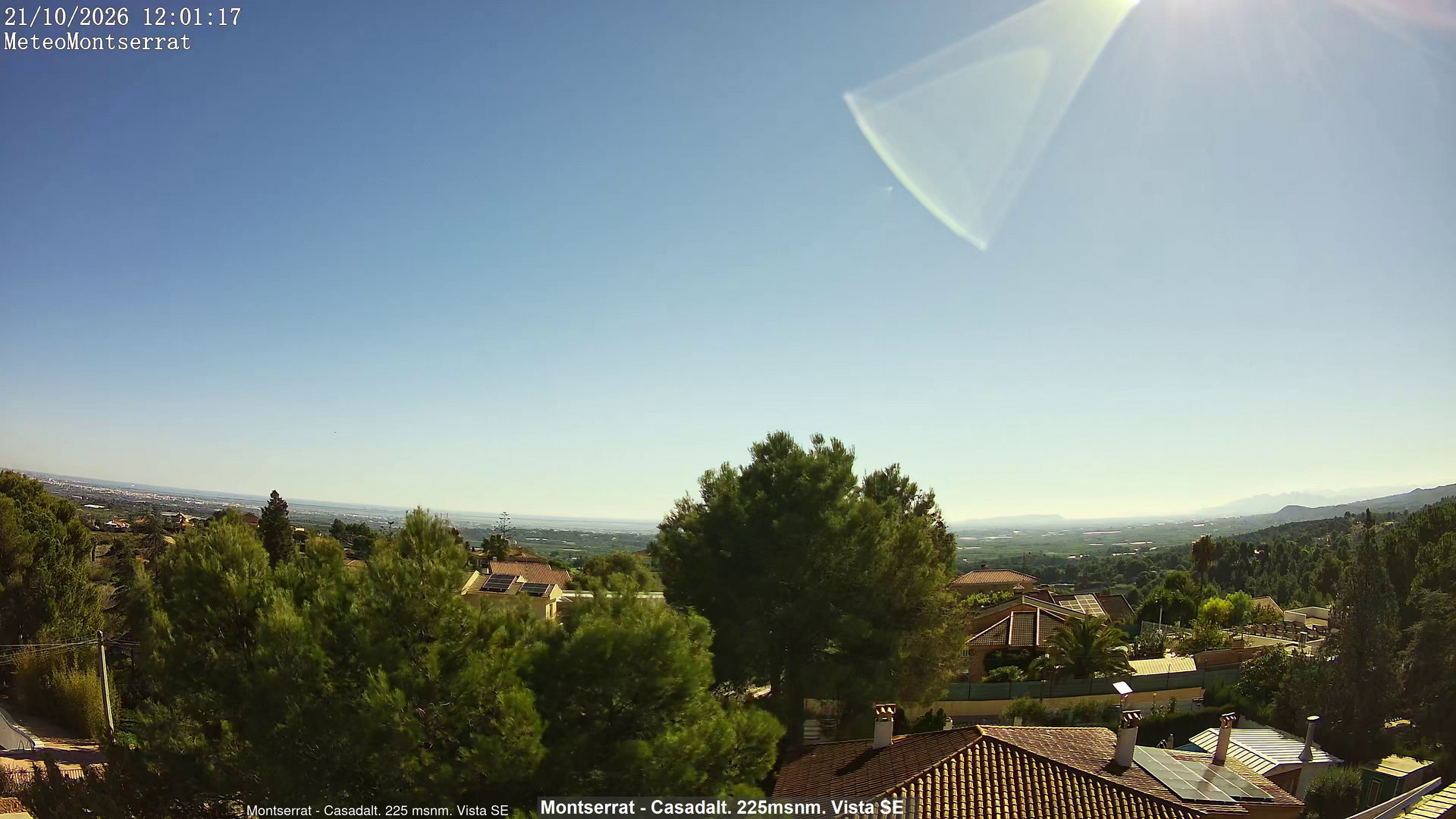 view from Montserrat - Casadalt (Valencia - Spain) on 2026-10-21