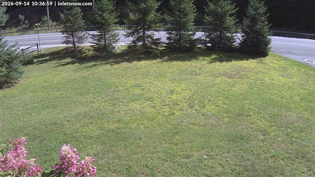 time-lapse frame, InletSnow.com webcam