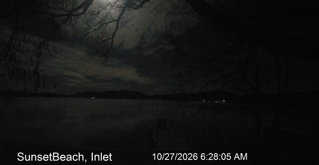time-lapse frame, Sunset Beach webcam