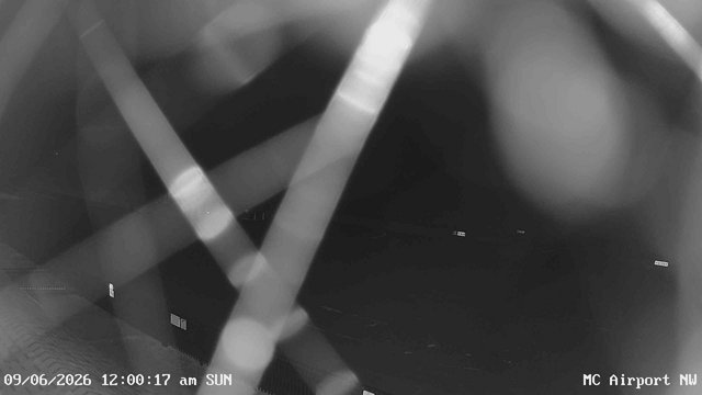 time-lapse frame, Mifflin County Airport (west) webcam