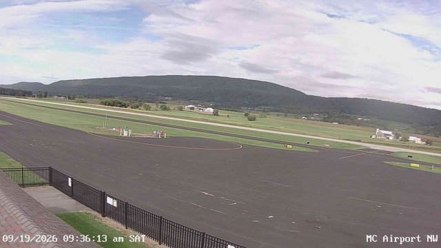 view from Mifflin County Airport (west) on 2026-09-19