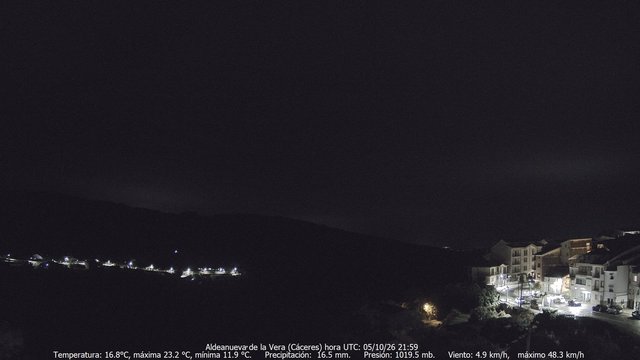 time-lapse frame, MeteoGredos webcam