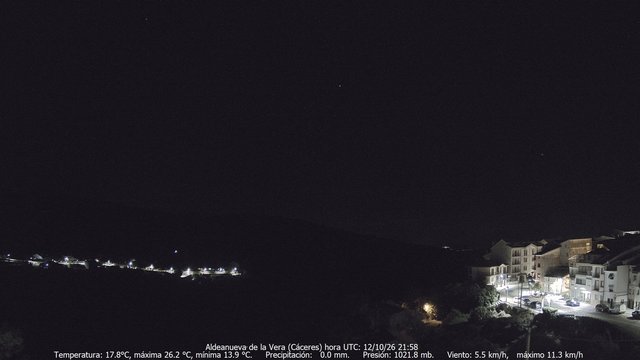 time-lapse frame, MeteoGredos webcam