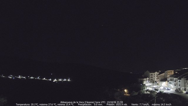time-lapse frame, MeteoGredos webcam