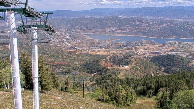 view from Deer Valley Sultan Lift on 2026-09-15