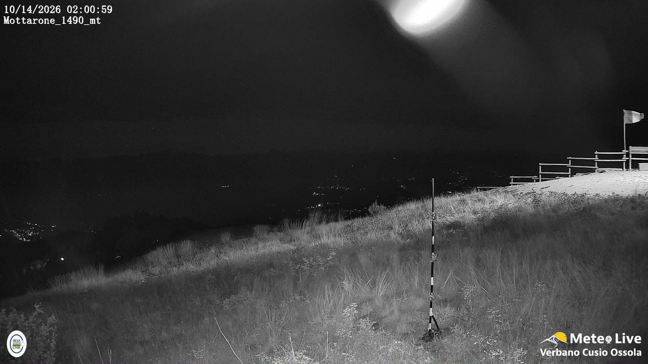 time-lapse frame, Mottarone est webcam