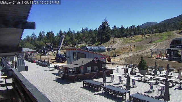 view from Bear Mountain Midway Chair on 2026-09-13