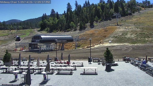 view from Bear Mountain Midway Chair on 2026-09-14