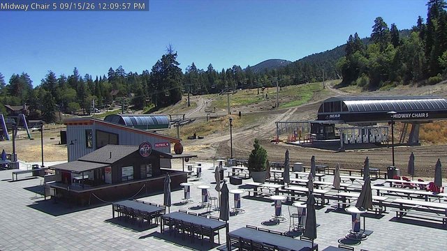 view from Bear Mountain Midway Chair on 2026-09-15