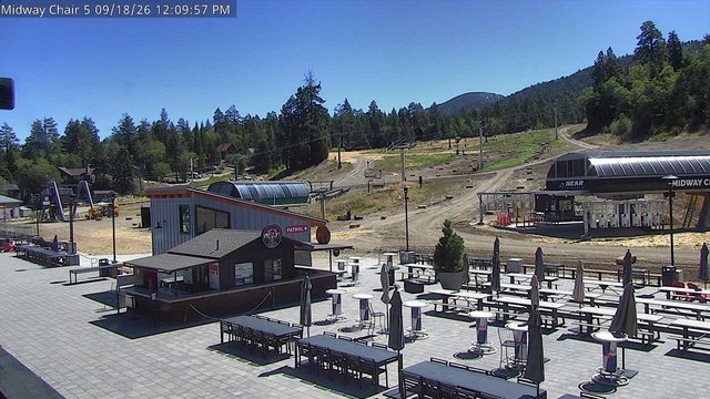 view from Bear Mountain Midway Chair on 2026-09-18