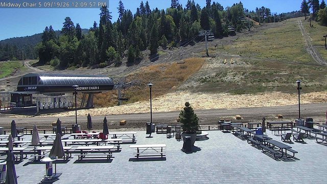 view from Bear Mountain Midway Chair on 2026-09-19