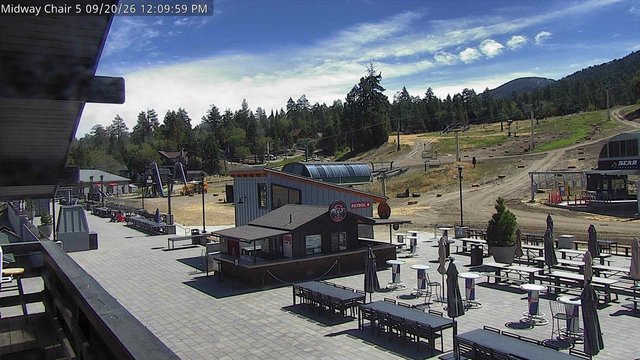 view from Bear Mountain Midway Chair on 2026-09-20