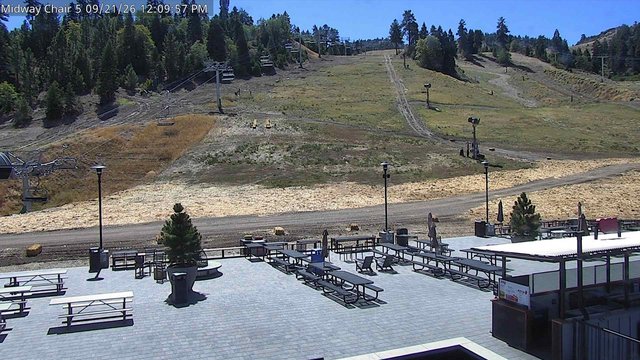 view from Bear Mountain Midway Chair on 2026-09-21