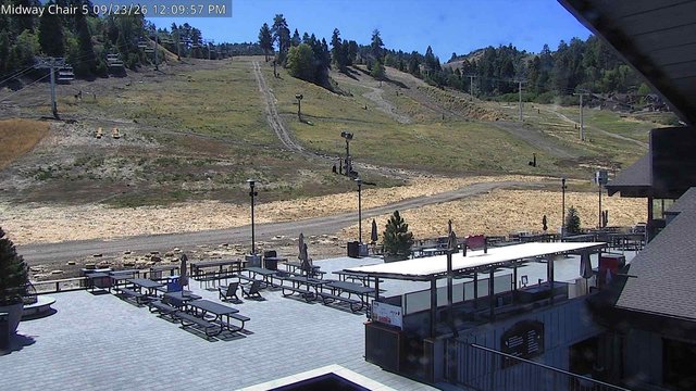 view from Bear Mountain Midway Chair on 2026-09-23