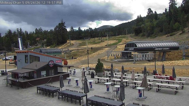 view from Bear Mountain Midway Chair on 2026-09-24