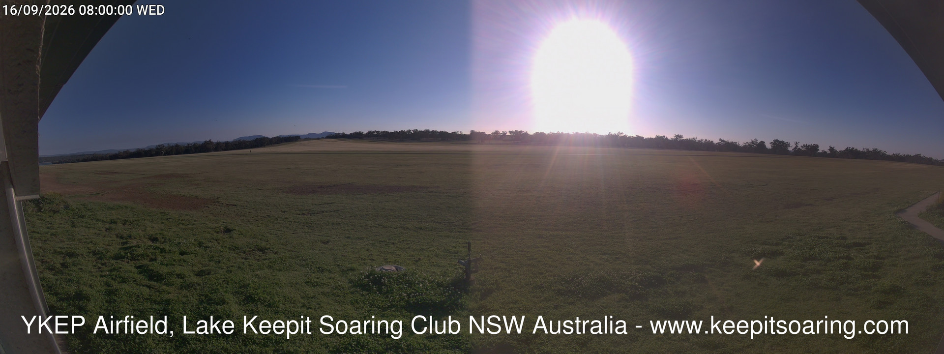 time-lapse frame, Lake Keepit Soaring Club T32 webcam