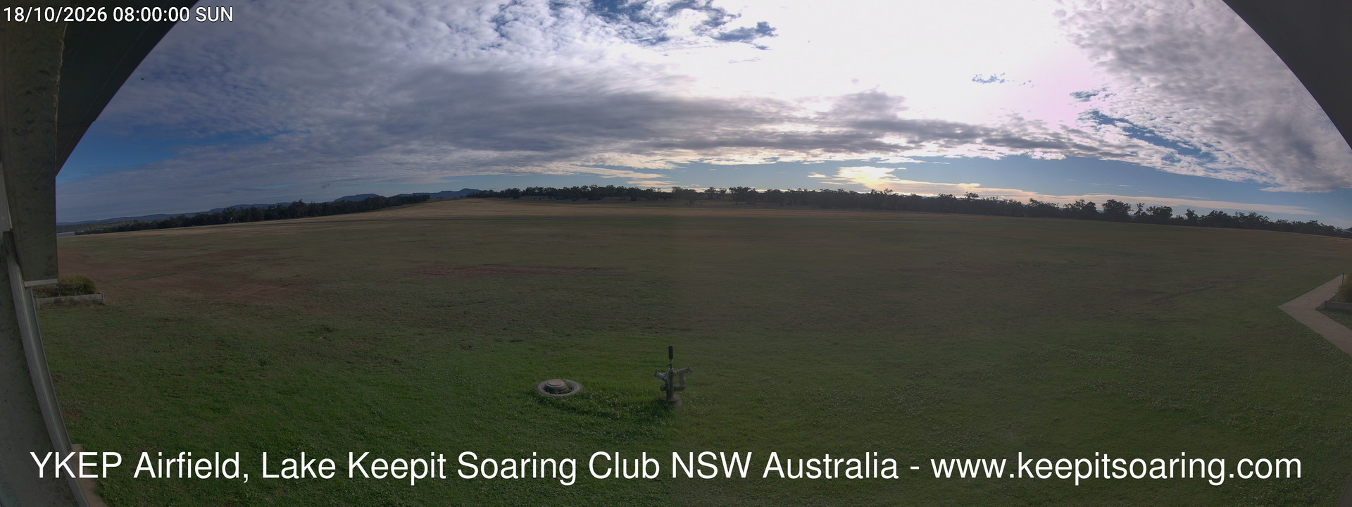 time-lapse frame, Lake Keepit Soaring Club T32 webcam