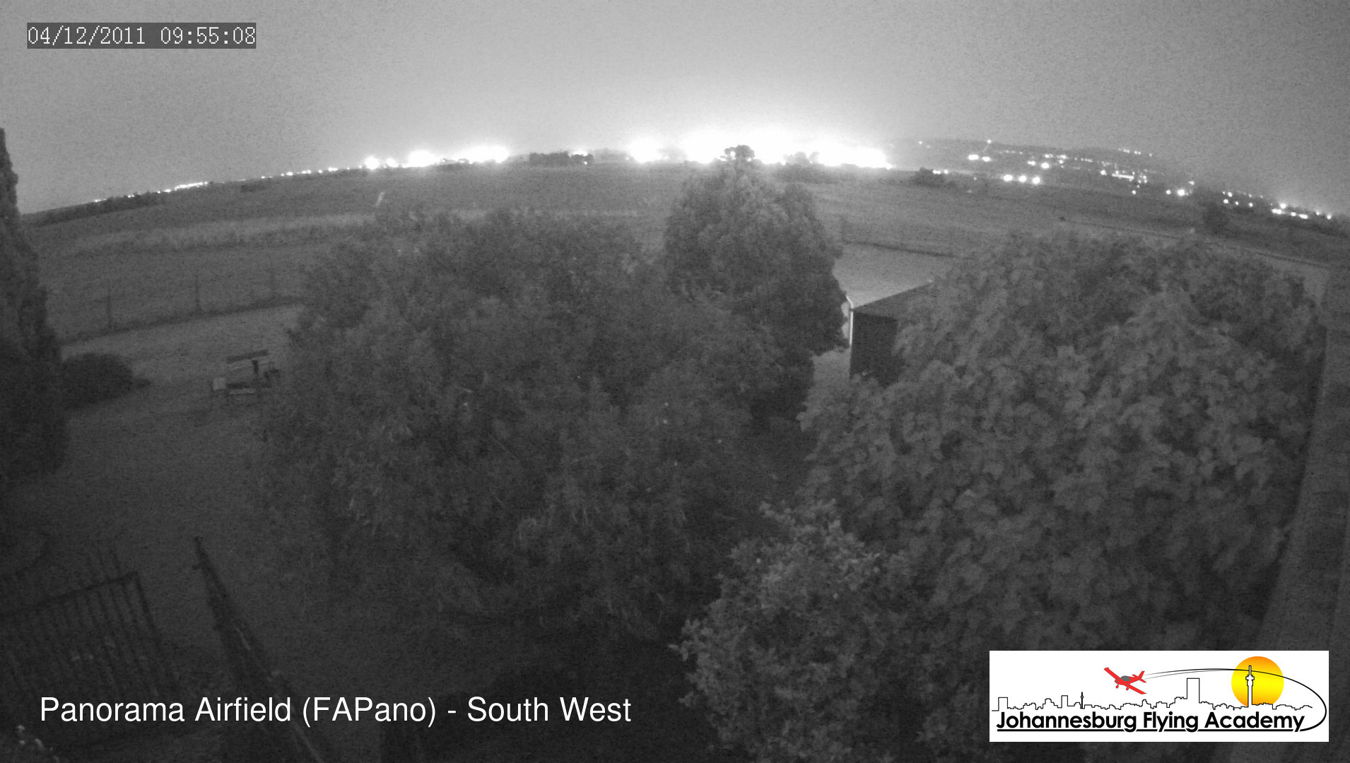 time-lapse frame, FAPano - South West webcam
