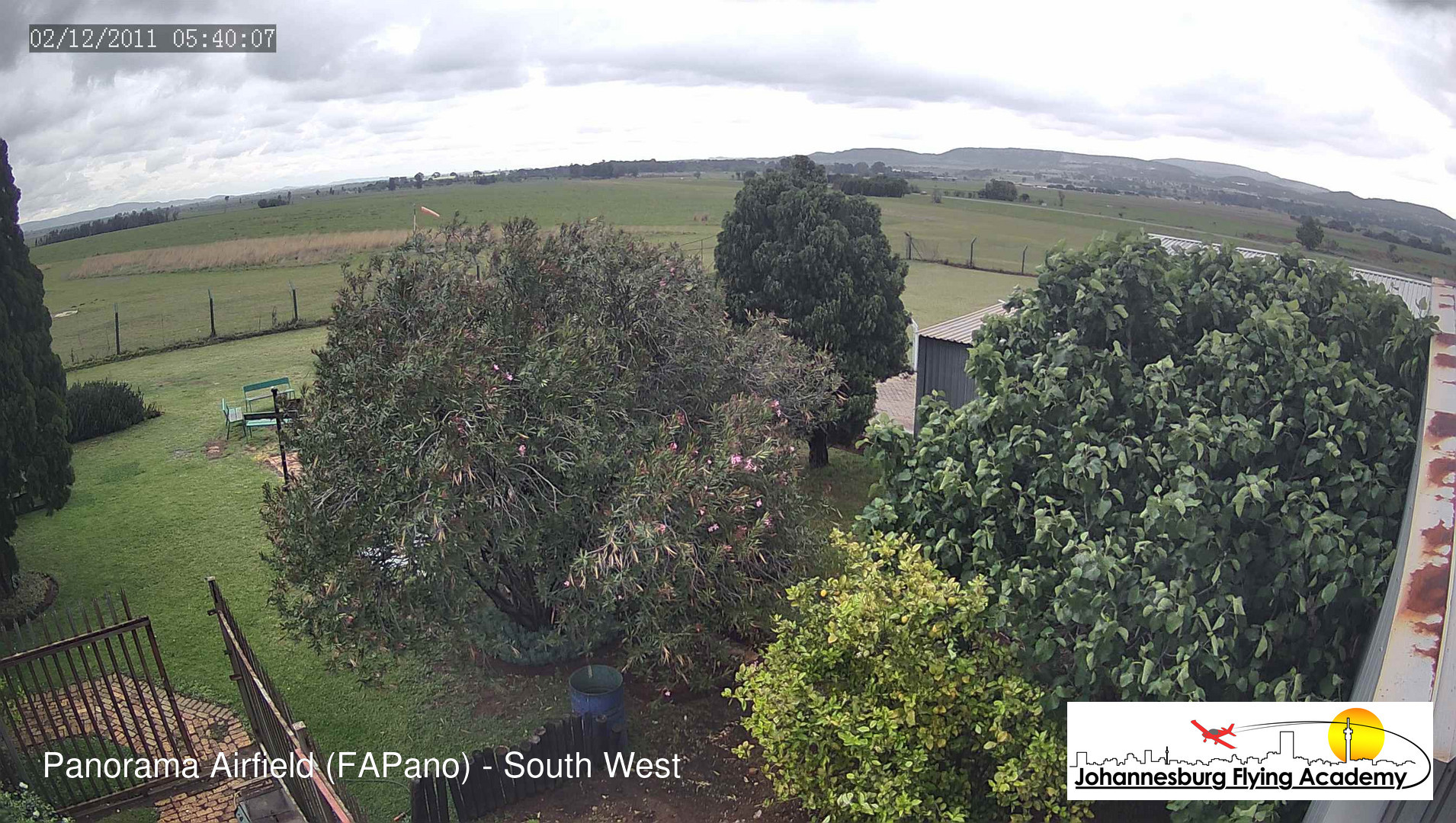 time-lapse frame, FAPano - South West webcam